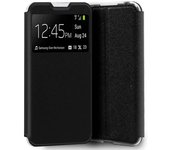 Tumundosmartphone Funda Libro Soporte con Ventana para Xiaomi Redmi 9A / 9AT color Negra