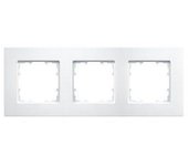 Marco 3 elementos 232x90mm en blanco polar | Siemens Delta MIRO 5TG11130WH