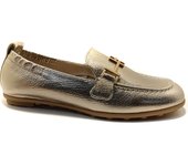 Hispanitas Hv254027 Bombay   Mocasin  Para Mujer  Metalizado Cava.
