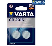 Micropila lithium cr2016 3v Varta blíster 2 unid ø20.0x1.6mm