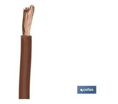 Cable Eléctrico Cofan H07V-K 1x2,5mm2 Marrón (100m)