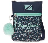 Pepe Jeans Bolso Bandolera Poliéster Alenka Azul