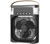 Portable Air Conditioner Personal Desktop 5-Hole Spray Air Cooing Rechargeable Quiet Table Fan Offi