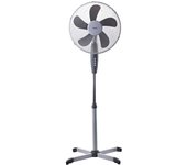 Ventilador Pie Ø 40 x 135 cm. 45 W. Oscilación Automatica, Altura Regulable, Cabezal Inclinable, Base Estable 60x60 cm.