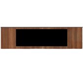Sined Móvil Meda 150 Marrón Móvil Tv Marrón Para Chimenea Electrica Sined Buitre 1500W Refinado y Elegant Móvil Cuerpo y Puertas De Madera De Eucalypto Tapa y Base De Grafito