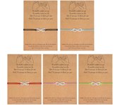 Pulsera Infinite Pulseras de Relación at Juego para mejores Amigos Pareja Familia
