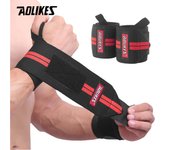 AOLIKES 1 Pair Wristband Wrist Support Weight Lifting Gym Training Wrist Support Brace Straps Wraps Crossfit Powerlifting