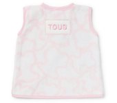 Babero Camiseta Tous Baby Abrochado en Espalda Kaos Rosa RUS-09-47