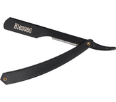 NAVAJA DE CARRIL MANGO PLASTICO NEGRO BLESSED (marca: Blessed)