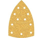 Papel de lija expert c470 con 11 orificios para multilijadoras de 102 x 62 mm, 93 mm, g 40, 10 unidades