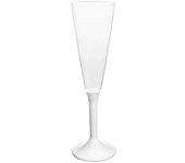 MONOUSO | Copa Reutilizable PS Pie Blanco Cava 160ml 2P (200 Uds)