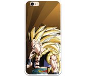 Funda original compatible con iPhone 6 o 6S con un diseño de Dragon Ball Z Gotenks SS3