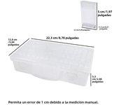 Parts and gadgets box, fishing gear storage box, toy box, multi-compartment removable dust box