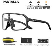 SCVCN Men Women Outdoor Sports Photochromic Cycling Sunglasses Male MTB Bicycle Glasses  Road Running Fishing Goggles With Case