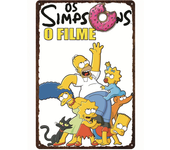 The Simpsons Movie Metal Sign Comics Cartoon Poster Vintage Metal Tin Plaque Iron Plate Home Decor Club Bar Pub Man Cave