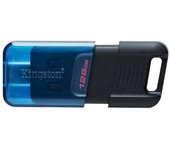 Kingston Technology DataTraveler 80 unidad flash USB 128 GB USB Tipo C 3.2 Gen 1 (3.1 Gen 1) Negro, Azul