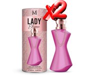 2 UNIDADES Lady Elegance Eau de Parfum pour femme 100ml Montage Brands Fragancia inspirada en otros perfumes Perfume Mujer