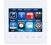 Mini Bluetooth-compatible 2.8 HD Screen Wall Amplifier Music Center Sound System TV Tablet Smart Digital Stereo FM AUX