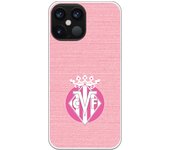 Funda original compatible con iPhone 12 Pro Max - Villarreal rosa