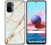 Tumundosmartphone Funda Gel Tpu para Xiaomi Redmi Note 10 / 10S diseño Mármol 13 Dibujos