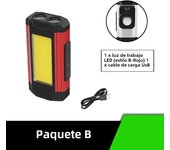 1/2/4PCS Magnetic COB Work Light USB Rechargeable LED Flashlight Portable Lantern Camping Light Type-C Power Bank Function Lamp