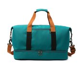 Bolsa De Viaje De Gran Capacidad Para Hombres Y Mujeres Impermeable Bolsa Deportiva Para Fin De Semana Bolsa Mensajera Seca Y Húmeda Estilo Fashion