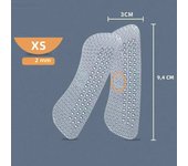 2pcs Silicone Heel Stickers Heels Grips For Women Men Anti Slip Heel Cushions Non Slip Inserts Pads Foot Heel Care Protector