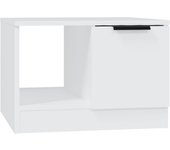 vidaXL Mesa de centro madera de ingeniería 50x50x36 cm Blanco, Negro, Roble Sonoma Mesita de Salón o Comedor o Auxiliar Mesa de Café Meuble Salón