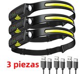 LED Sensor Headlamp Camping Search Light Head Flashlight USB Rechargeable Powerful Lamp Front Lanterns Headlights 6 Styles