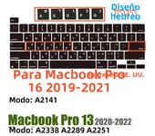 Compatible with MacBook Pro 13 Keyboard Cover A2289/A2338/A2251&MacBook Pro 16 Keyboard Cover A2141 Thin Protector for Touch Bar