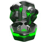 Auriculares Inalámbricos N35, Cancelación de Ruido ANC, Diseño para Juegos, Ideales para Música y Deporte, Color Negro