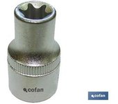 Llave de Vaso 1/2 Torx Hembra E-16 Cofan - Alta Calidad