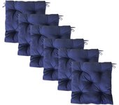 MORE FREE-Cojines para Silla，Cojin de Asiento Decorativo Funda de Poliéster y Relleno de Fibra Hueca 45x45x5cm,Ideal para Comedor, Terraza, Salón y Restaurante