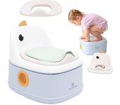 Olmitos - Orinal 3 en 1 infantil DINO de aprendizaje – 3 funciones Orinal, Reductor WC y Taburete - Vaso Extraíble