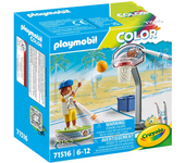 Skater con baloncesto Playmobil Color (71516)