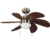 CRISTAL RECORD Ventilador AC Tabit Madera - Eficiente y Silencioso