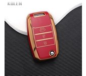TPU Car Flip Key Case Cover Shell Fob For KIA RIO 3 K2 K3 K4 K5 Sportege Picanto Optima Soul Ceed Sorento Forte Stinger Cerato