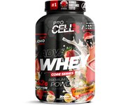 Proteina Concentrada- Whey Core 2 KG Fresi Suisse Procell Sport -  Proteína de Suero, Bajo en Carbohidratos y Grasas