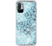 Funda Silicona Antigolpes para Xiaomi Redmi Note 10 5G / POCO M3 Pro 5G diseño Flores 03 Dibujos