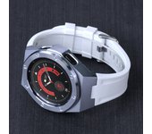 Modification Kit For Samsung Galaxy Watch 4 Classic 46mm Metal Case Rubber Bracelet For Samsung Watch 4Classic 46 Luxury Mod Kit