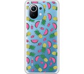 Funda compatible con Xiaomi Mi 11 - Patron sandias y pinas