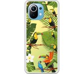 Funda compatible con Xiaomi Mi 11 - Tucanes fondo Verde
