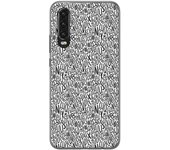 Tumundosmartphone Funda Gel Tpu para Huawei P30 diseño Letras Dibujos