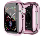 Soft TPU Case for Apple Watch Series 9 8 7 41mm 45mm Plating Full Coverage Protective Shell for iWatch Series 6 5 4 40mm 44mm