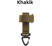 1/3/5pcs Outdoor Keychain Tactical Gear Clip Keeper Pouch Belt Keychain Webbing Gloves Rope Holder Military Molle Hook