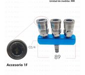 Compressor Pneumatic Fitting Pump Tool Coupler Manifold Multi Splitter EU/JP style Air Gas Distributor for 1/4 Quick Connector