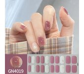 DIY Nail Stickers 20 Finger Adhesive Nail Sticker Full Paste With Package And Nail File
