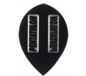 Plumas Pentathlon Oval Negra Marca,Pentathlon,Geometria,Pear,Color,Negro,Micrones,.75Dardos,Plumas,Plumas Pentathlon