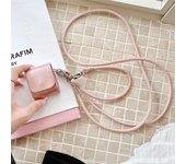 Business Style PU Leather Earpods Case for Apple Airpods 1 2 3 4 Pro 2 Wireless Earphone Cover Charging Bag Lanyard Rope Strap