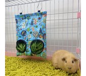 Hay Bag Hanging Pouch Feeder Holder Feeding Dispenser Container for Rabbit Guinea Pig Small Animals Pet Bunny Cage Accessories